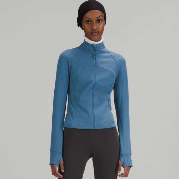 Lululemon Athletica Soft Denim Nulu Cropped Define Jacket - Picture 2 of 12